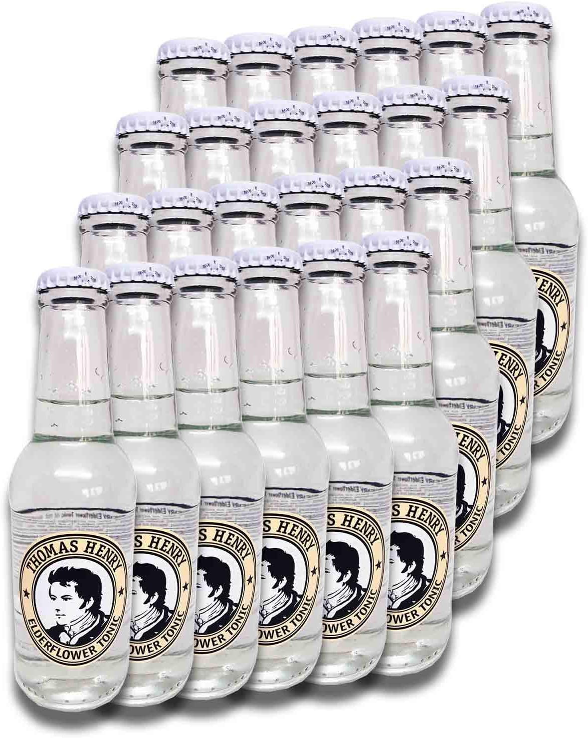 Thomas Henry Elderflower Tonic, 24 x 200 ml : Amazon.co.uk: Grocery