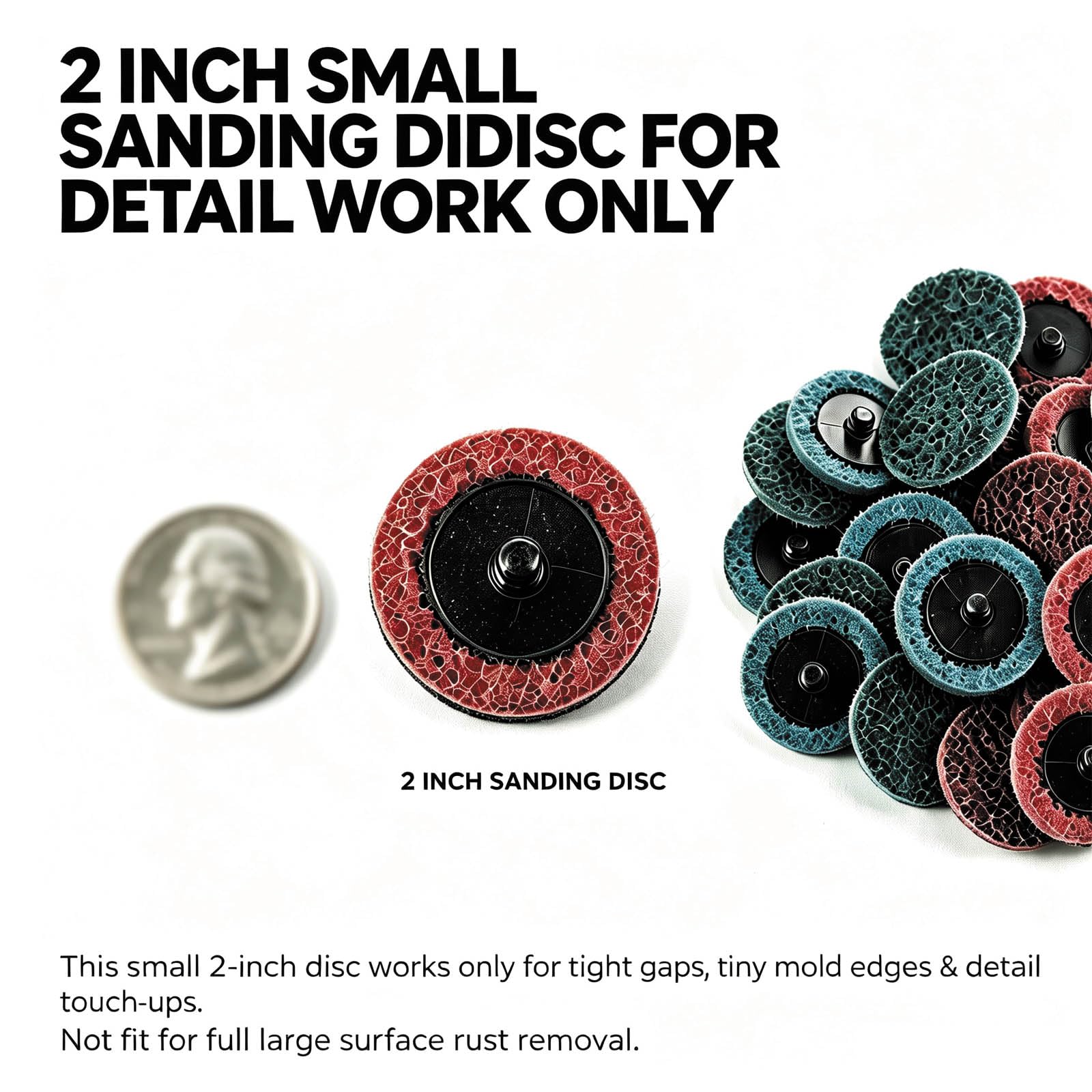 36 Pcs Quick Change Discs for Die Grinder -4