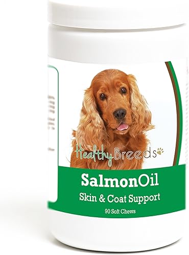 Miniatura 166 de Healthy Breeds Golden Retriever - Aceite de salmón masticable suave, 90