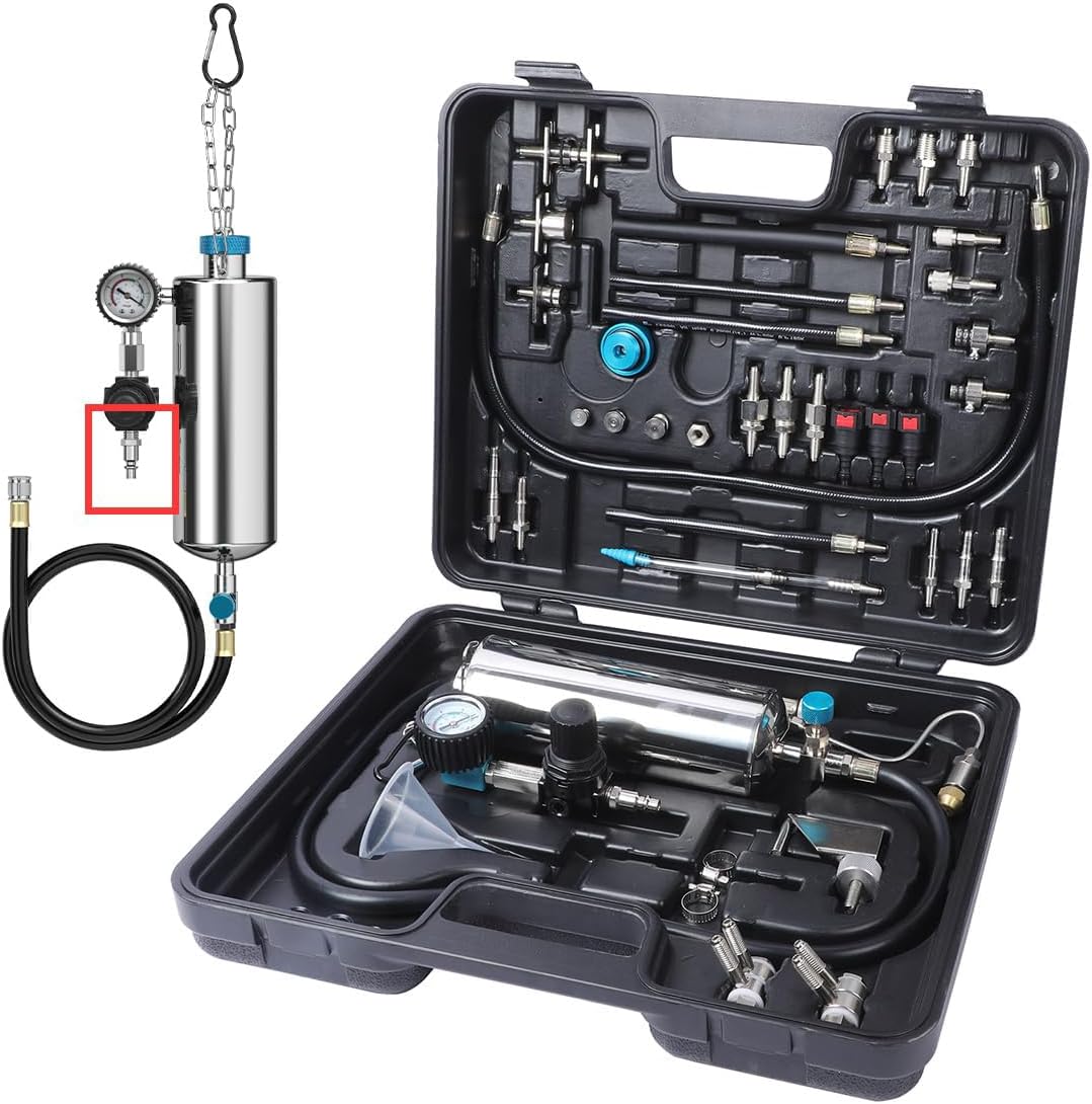 Fuel Injector Cleaner Kit 1000ML 150PSI - Automotive Injector Cleaning Machine