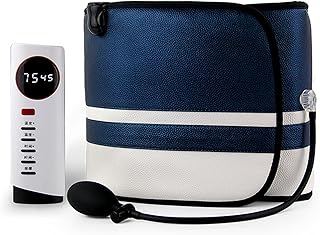 Electric Heating Waist Belt Vibration Heating Slimming Massage Belt Heat Belly Wrap Belt with Vibration Massage Heated Waist Belt for Lumbarof Belly Lower Back Pain Relief