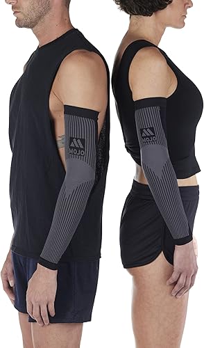 Mojo Compression Socks - Talla extra ancha 5XL - Mangas de compresión de linfedema para brazos, mujeres y hombres, 20-30mmHg, negro, XXXXX-Large