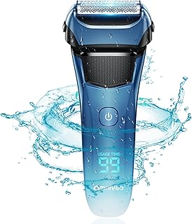 ひげそり 電動シェーバー 【2025新進化】 髭剃り 密着360° 電気シェーバー メンズ 小型 電動 往復式 3枚刃 電動髭剃り 乾湿両用 スムーズ剃り IPX7防水 電気カミソリ 残量表示 ロック機能 長持ちバッテリー 大型LED画面 低騒音 男性用 軽量 持ち運び便利 深剃り 出張/旅行 父の日