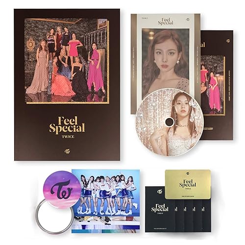 TWICE 8th Mini Album - FEEL SPECIAL C ver. Photobook + Lyrics Paper + Photocards + FREE GIFT