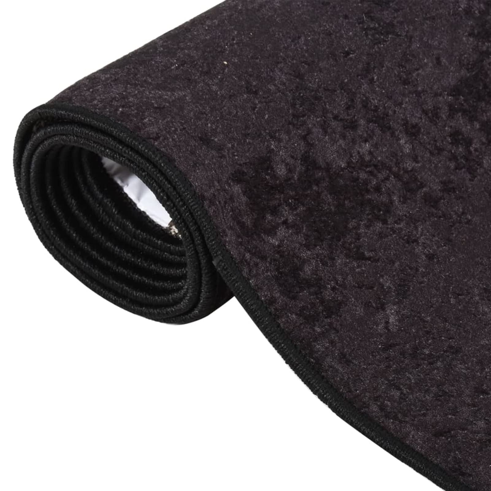Tapis Lavable antidérapant 80x300 cm Anthracite,Tapis De Couloir,Tapis De Passage Couloir,Tapis De Décoration