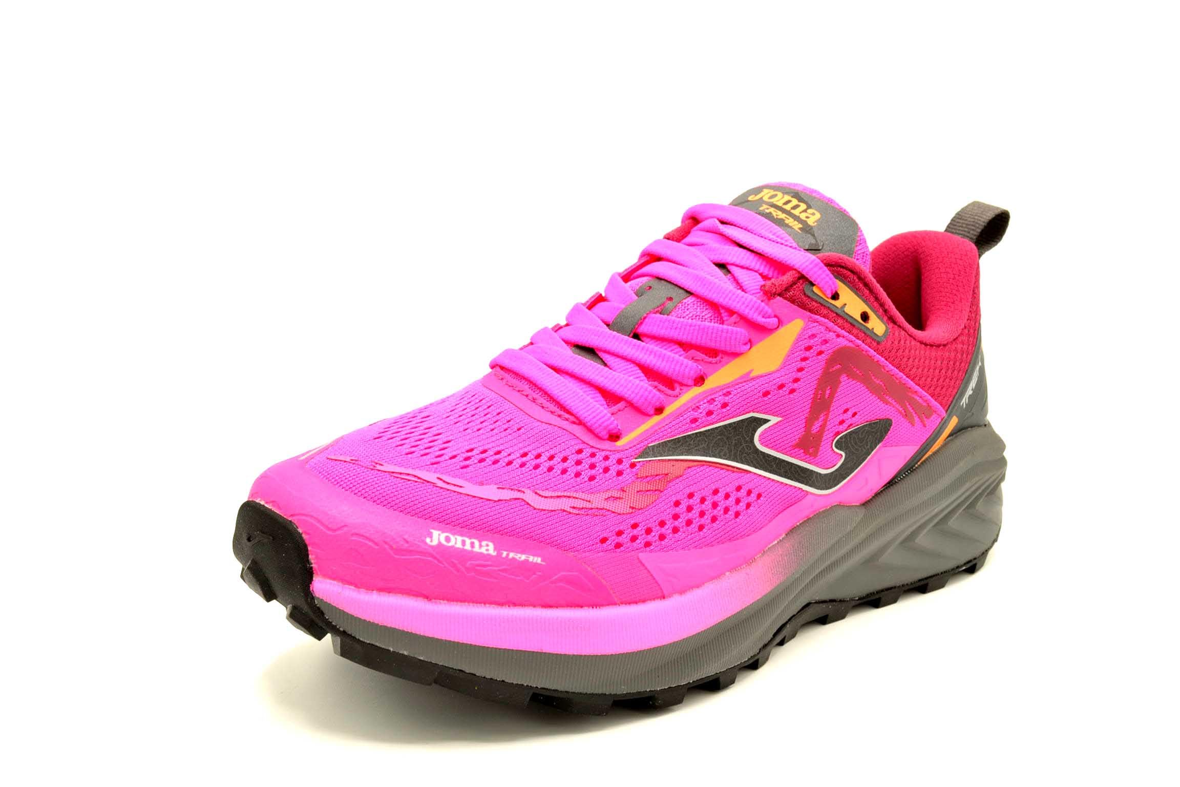Joma Trek Lady – Zapatillas Trail Running para Mujer | Terreno técnico de montaña y Media Distancia | Drop 8 mm, Tacos 4,5 mm