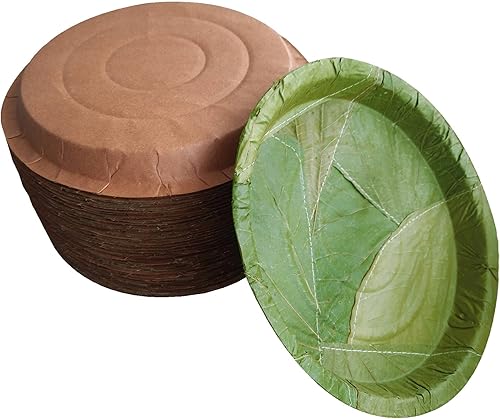 Miniatura 3 de Placa de palash-Sal de un solo uso | natural, biodegradable, compostable en el patio trasero, certificado USDA | fiestas, festivales, bodas,