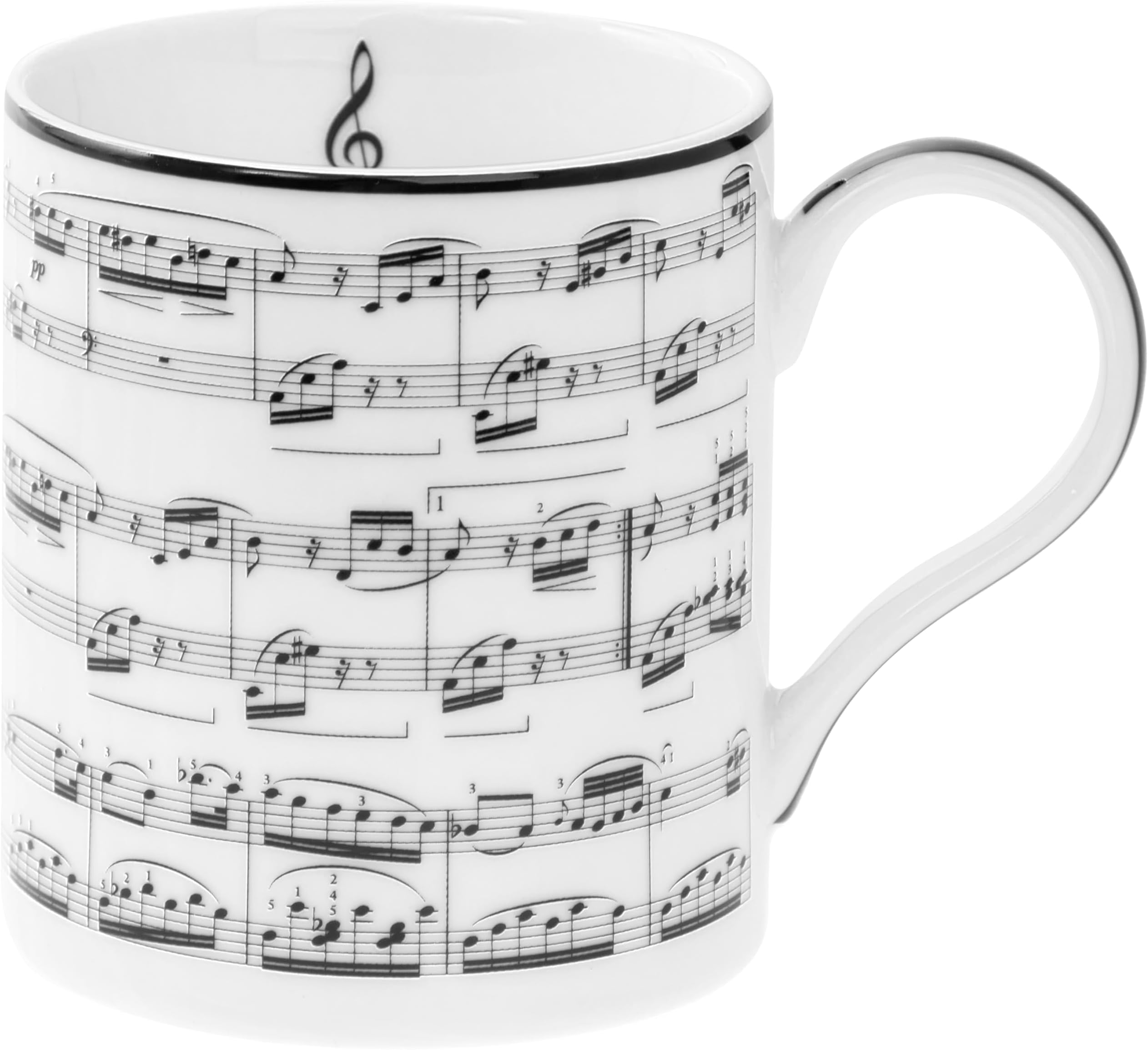 Making Music Mug for Home & Kitchen | Newly Designed Mugs for Tea & Coffee | Lovely Cup for Mens Gifts & Birthday Gifts for Women, White