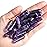 QINJIEJIE Amethyst 20 PCS Healing Crystals Stones Sets Wands Bulk Natural Pocket Purple Crystal Towers Assorted Pointed Reiki Gemstones Polished Energy Meditation Chakra Gifts for Women Men