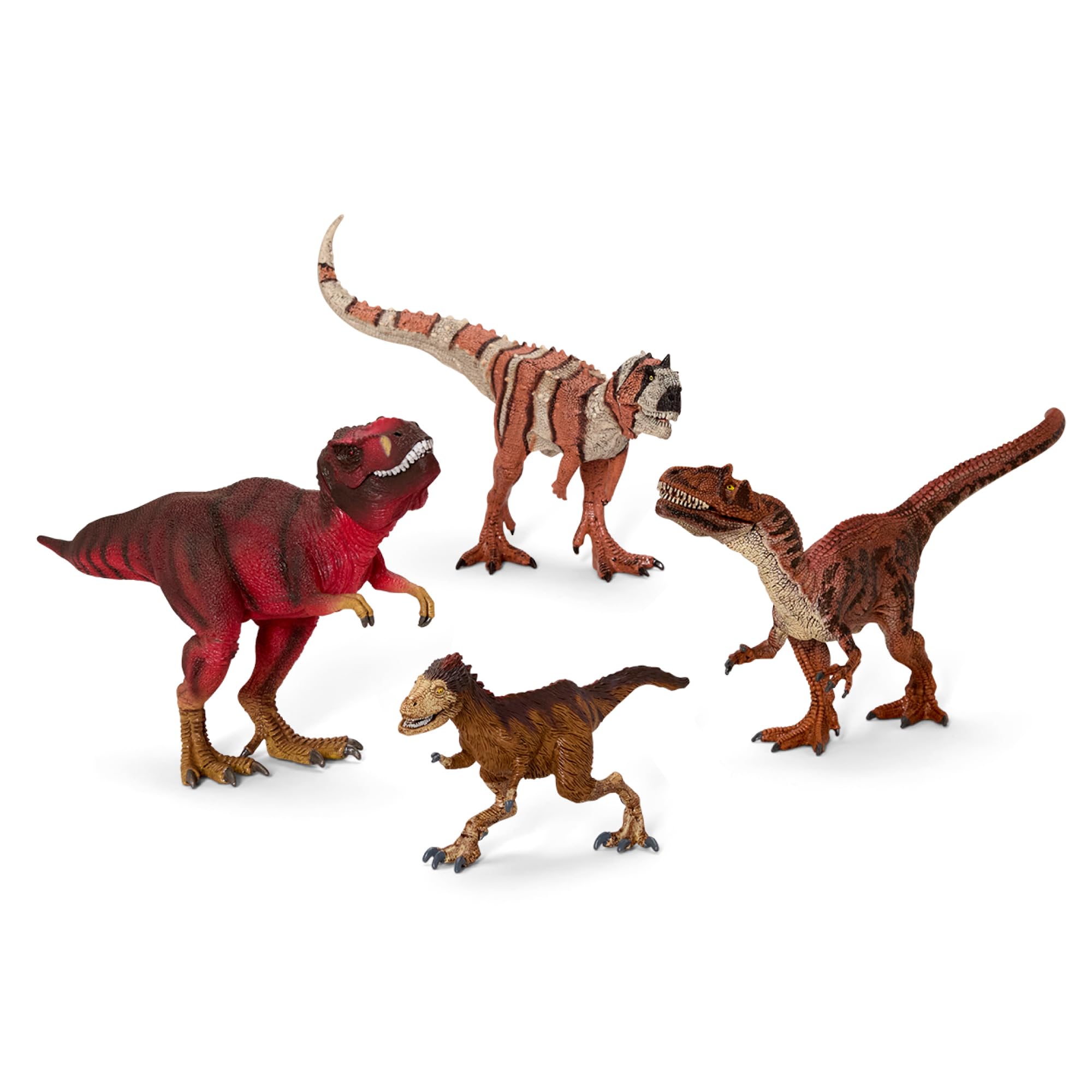Amazon.com: Schleich Dinosaurs - 4 PC Red Dinosaur Playset for