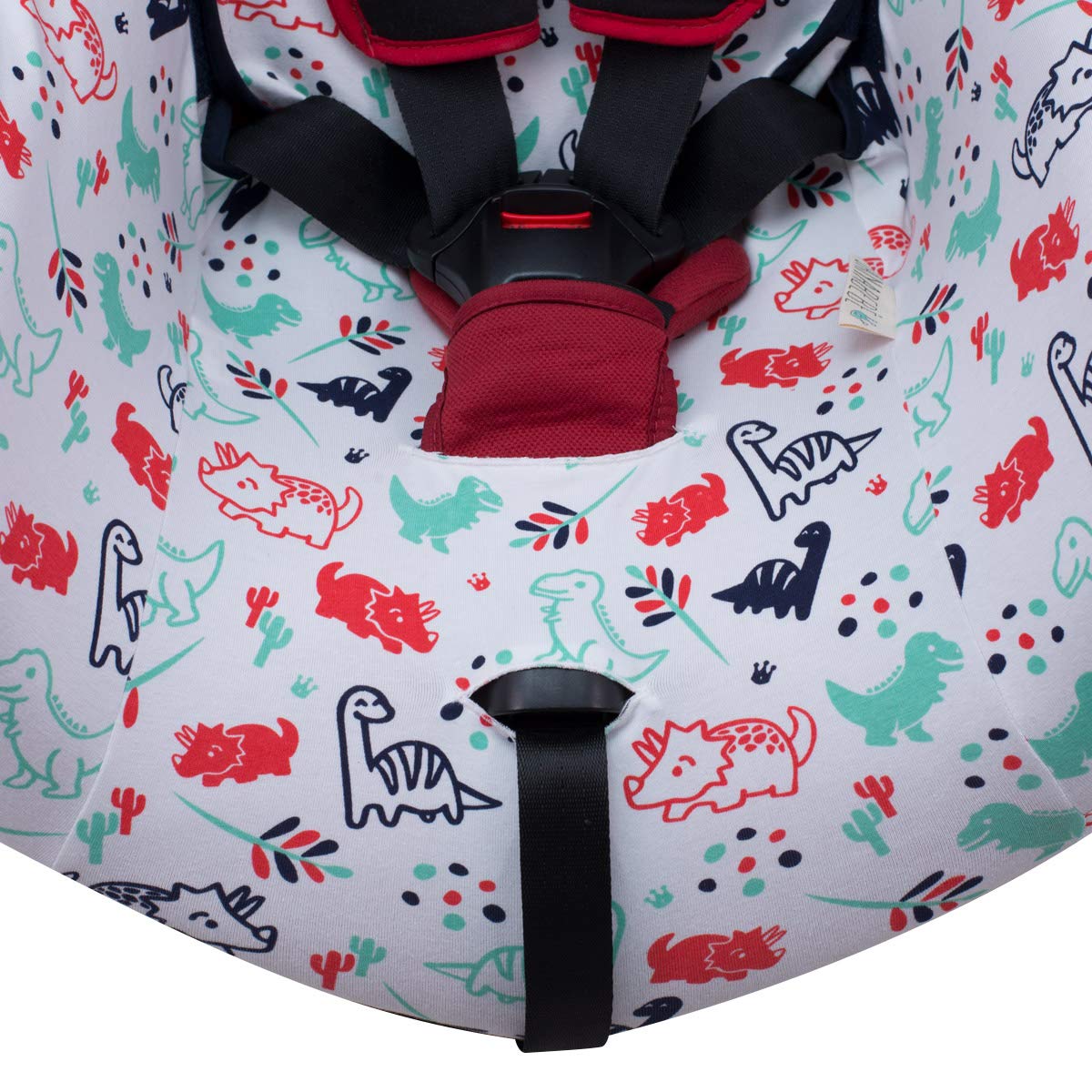 JYOKO KIDS Fodera per seggiolino auto compatibile con Bébé Confort Axiss (Dino Party)