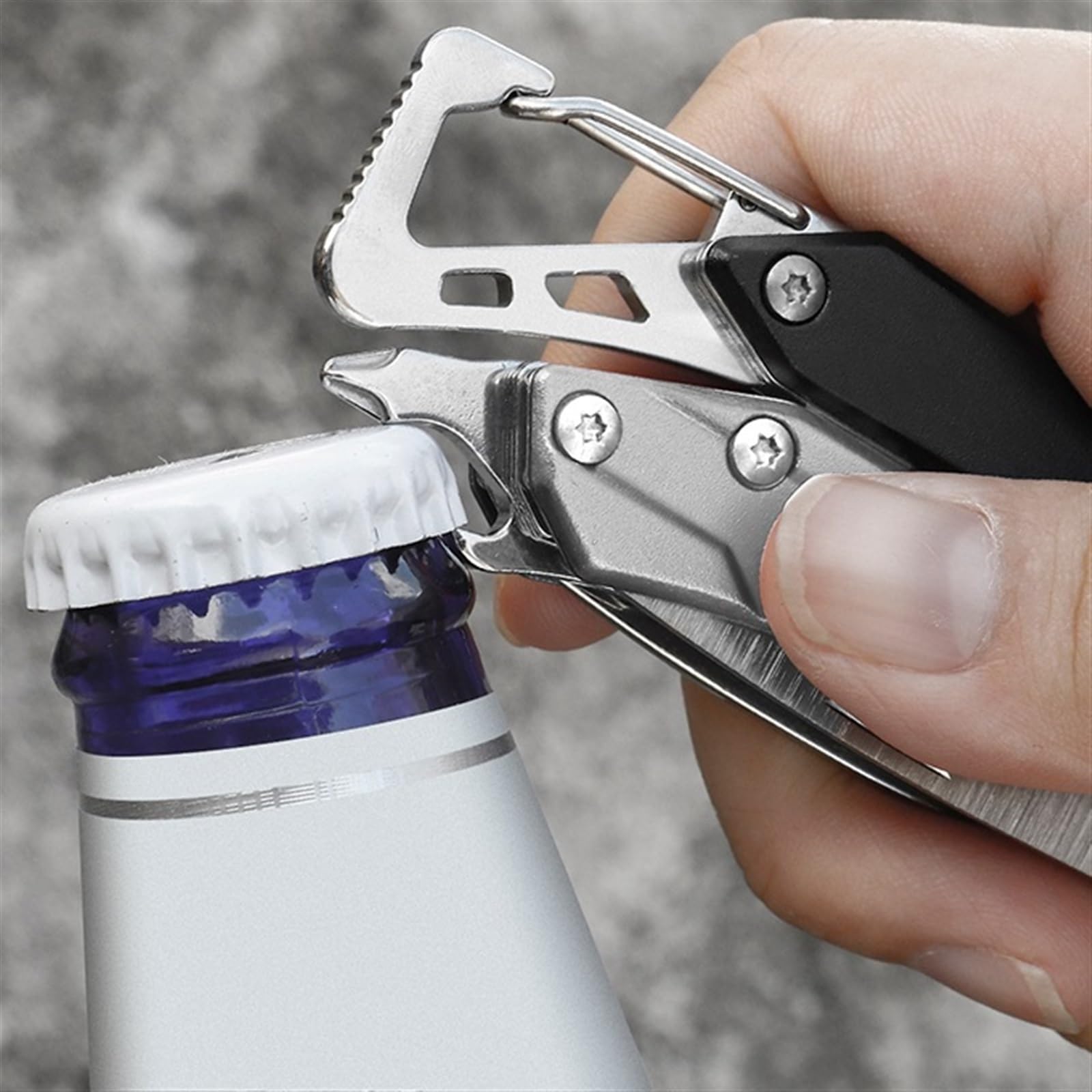 JINGYAN Szczypce Tool Pocket Knife With Screwdriver, Self-locking Multitool Pliers