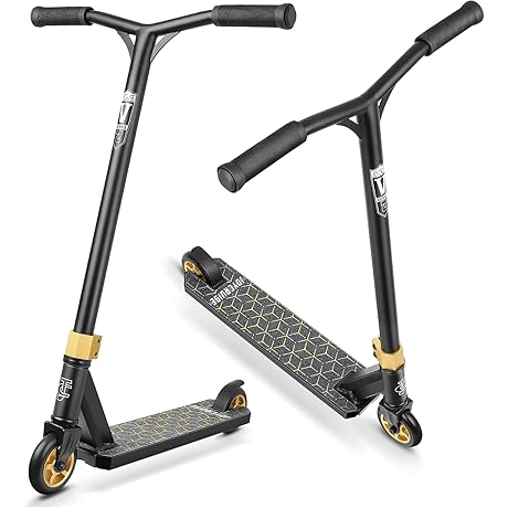 FUZION GOLD PRO X-3 2 Wheel Scooter - Gold