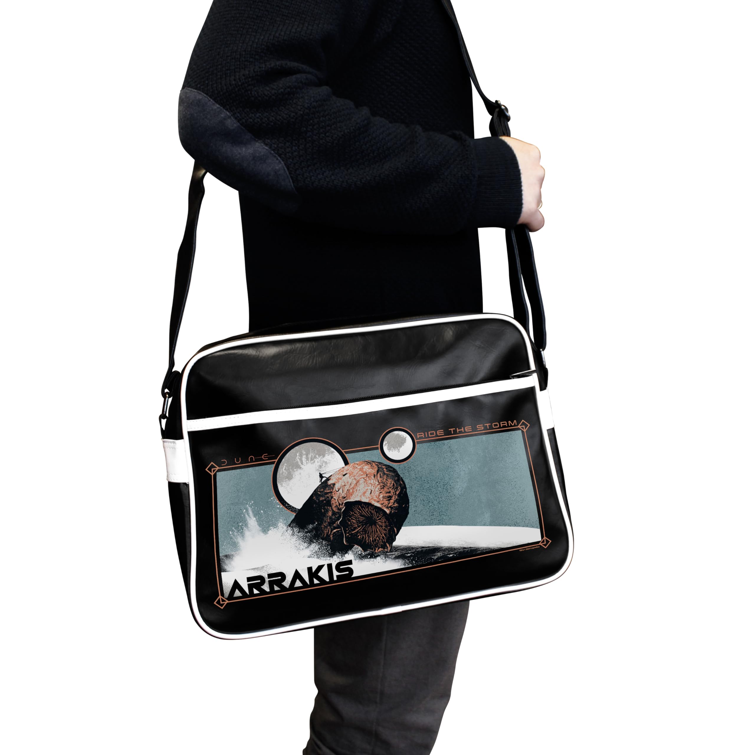ABYSTYLE DUNE Borsa besace Vinile Nero