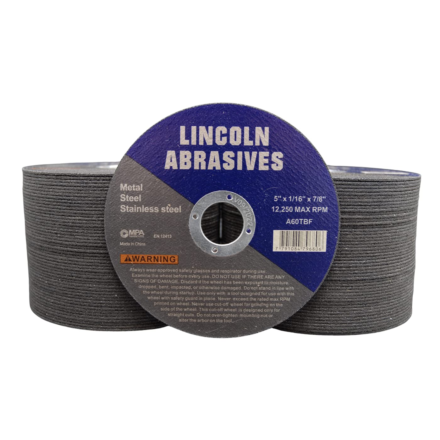 Lincoln Cut-Off Wheels - 50 Pack -7 Lincoln Cut-Off Wheels - 50 Pack -7