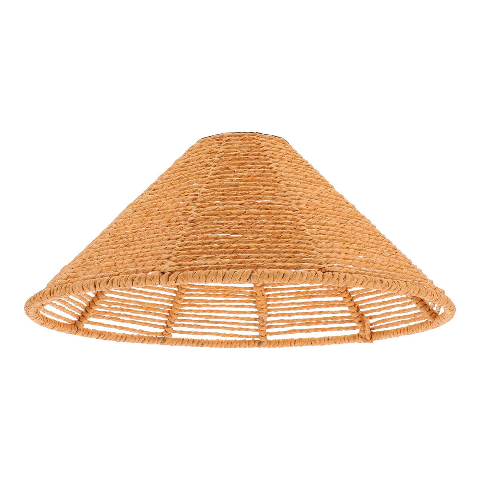 Lampada Corda in Carta Intrecciata Manuale Paralume Boho Vintage per Lampade da Tavolo o Sospensione Copertura Luminosa Soffusa per Arredamento Camera da Letto o Soggiorno