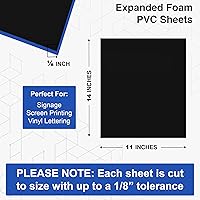 Vista 39 de Duco USA-Made Expanded PVC Sheet 1/8" Thick - 8 Pack of 6 x 12" Matte White Closed Cell Foam Board - Lightweight Rigid 3mm PVC Plastic Sheet for