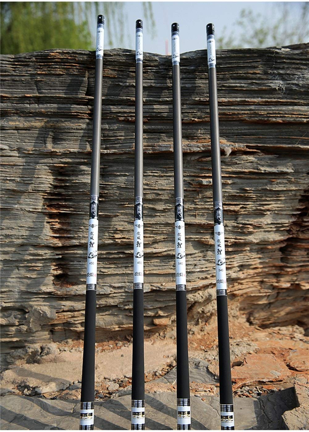 Caña de Pescar con Mosca Alimentador de agua dulce extra largas de alta fibra de carbono telescópica Polo energía de la mano caña de pescar 3,6 M-10M de Rod Tipo forma de repuesto Caña de Pescar Manua
