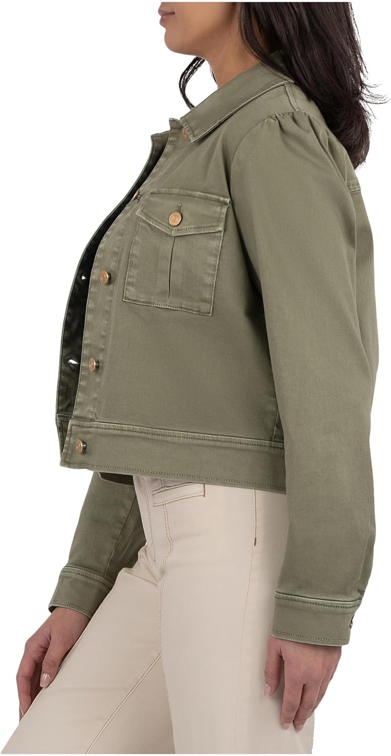 KUT from the Kloth womens Jocelyn Trucker Jacket With Pockets - Image 2