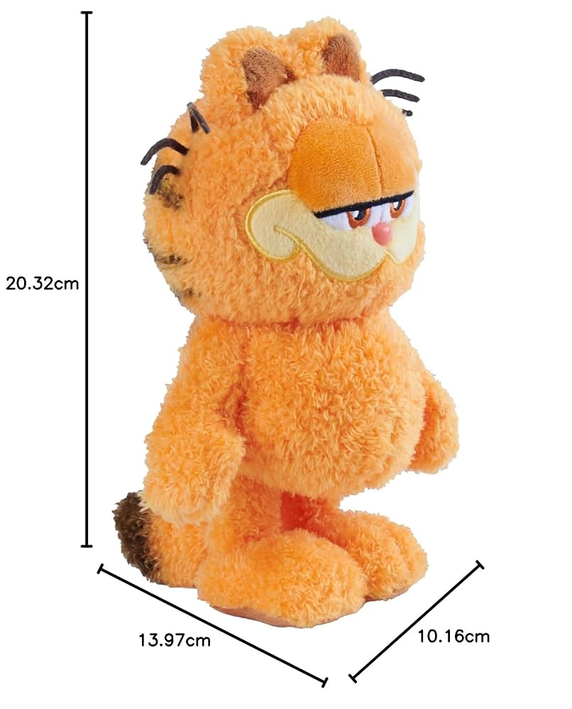 Amazon.co.jp: クラシック ガーフィールド 8インチ ぬいぐるみ