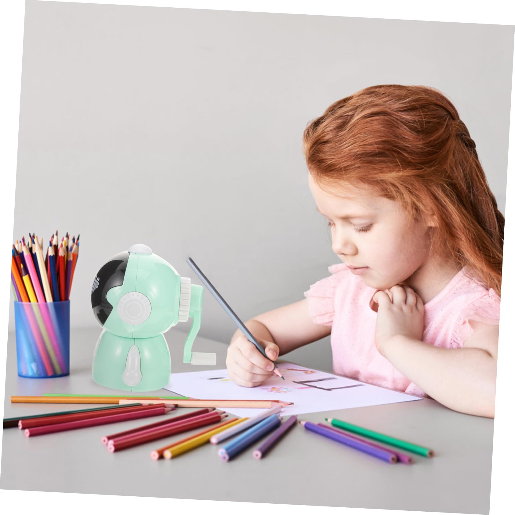 SHINEOFI 3pezzi Temperamatite Mano Per Design Cancelleria Per Scuola e Casa Facile Usare e Resistente Per Compleanno e Speciali