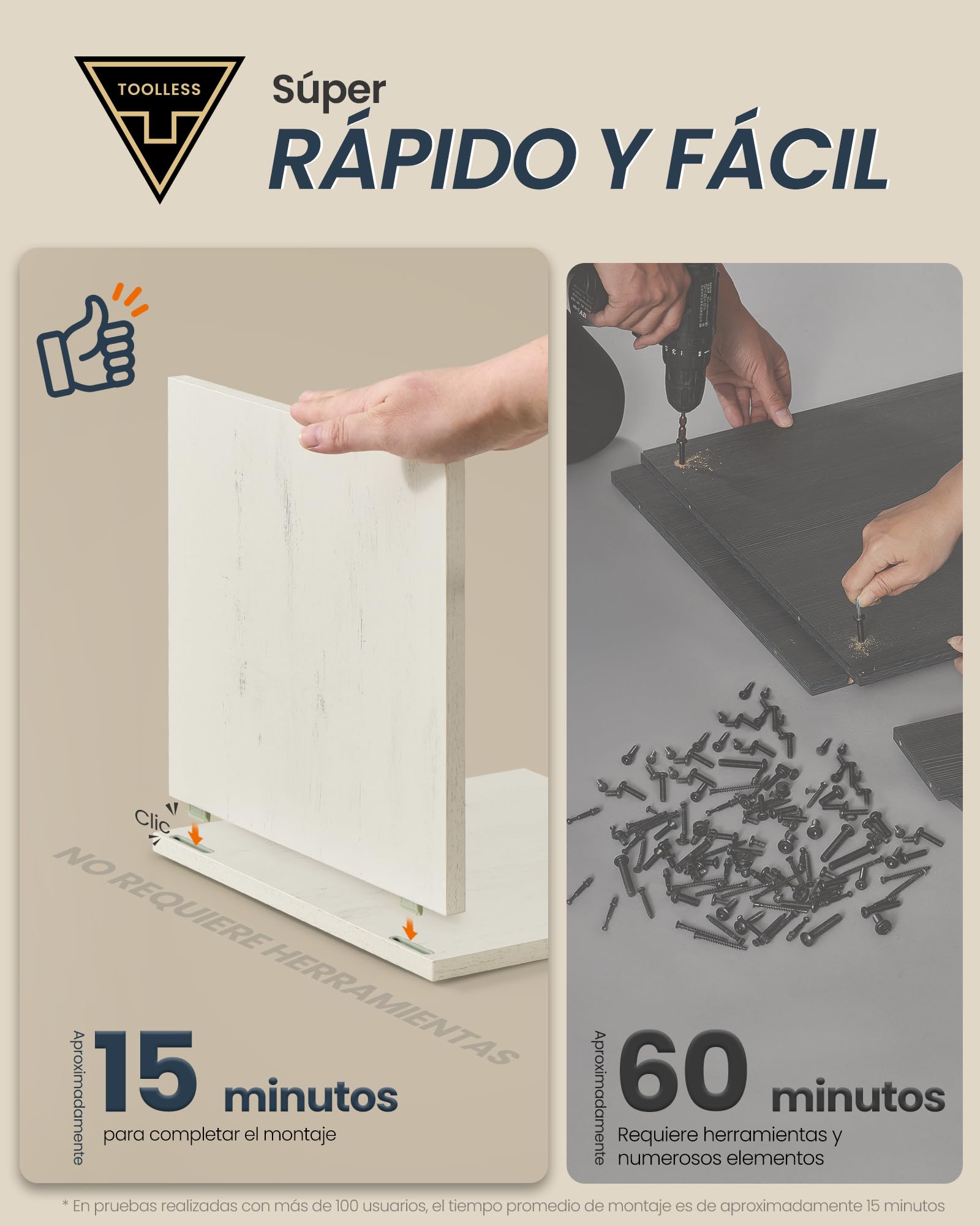 SONGMICS Home Mueble de Baño Estrecho, Montaje Súper Rápido Sin Herramientas Toolless, Mueble Compacto con estantes Ajustables para salón o recibidor, 30 x 30 x 170 cm, Blanco Rústico BBC667WJ01