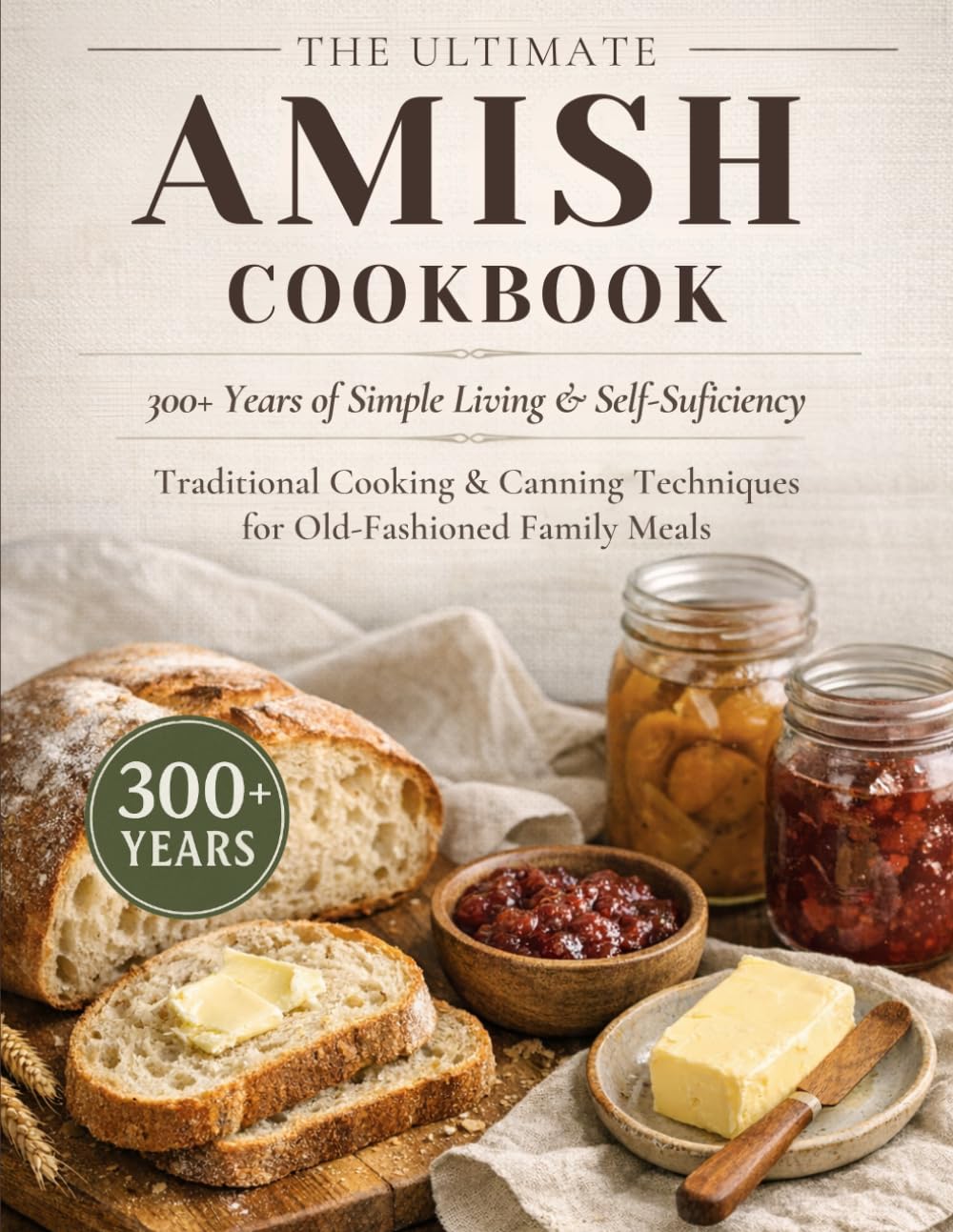 The Ultimate Amish Cookbook: Timeless Recipes for Simple Living and Self-Sufficiency – Master Traditional Cooking & Canning Techniques to Create Old-Fashioned Family Meals