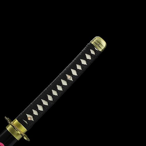 Miniatura 4 de JIHPEN sword, Katana Roronoa Zoro de una pieza, acero de alto carbono 1045. Katana samurái de anime. Múltiples estilos disponibles de 41 pulgadas