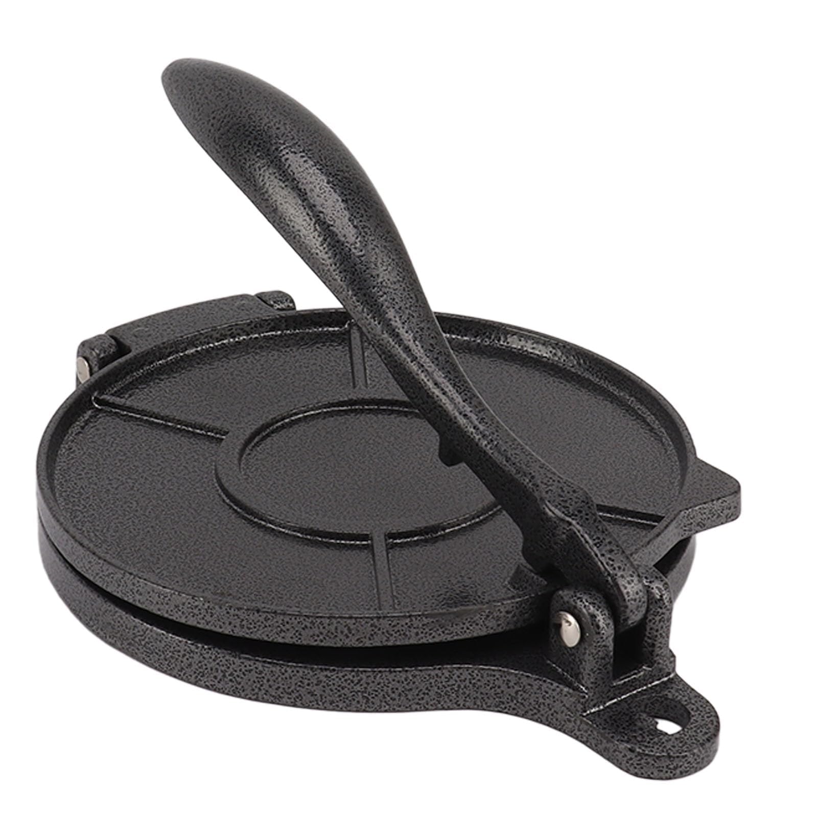 Tortilla Press, Taco Press Tortilla Press Aluminium Aluminium Ciasto Prasowe Ciasto do Mąki-tortilli do Przygotowania Chapów Pizzy (16 cm czarny)