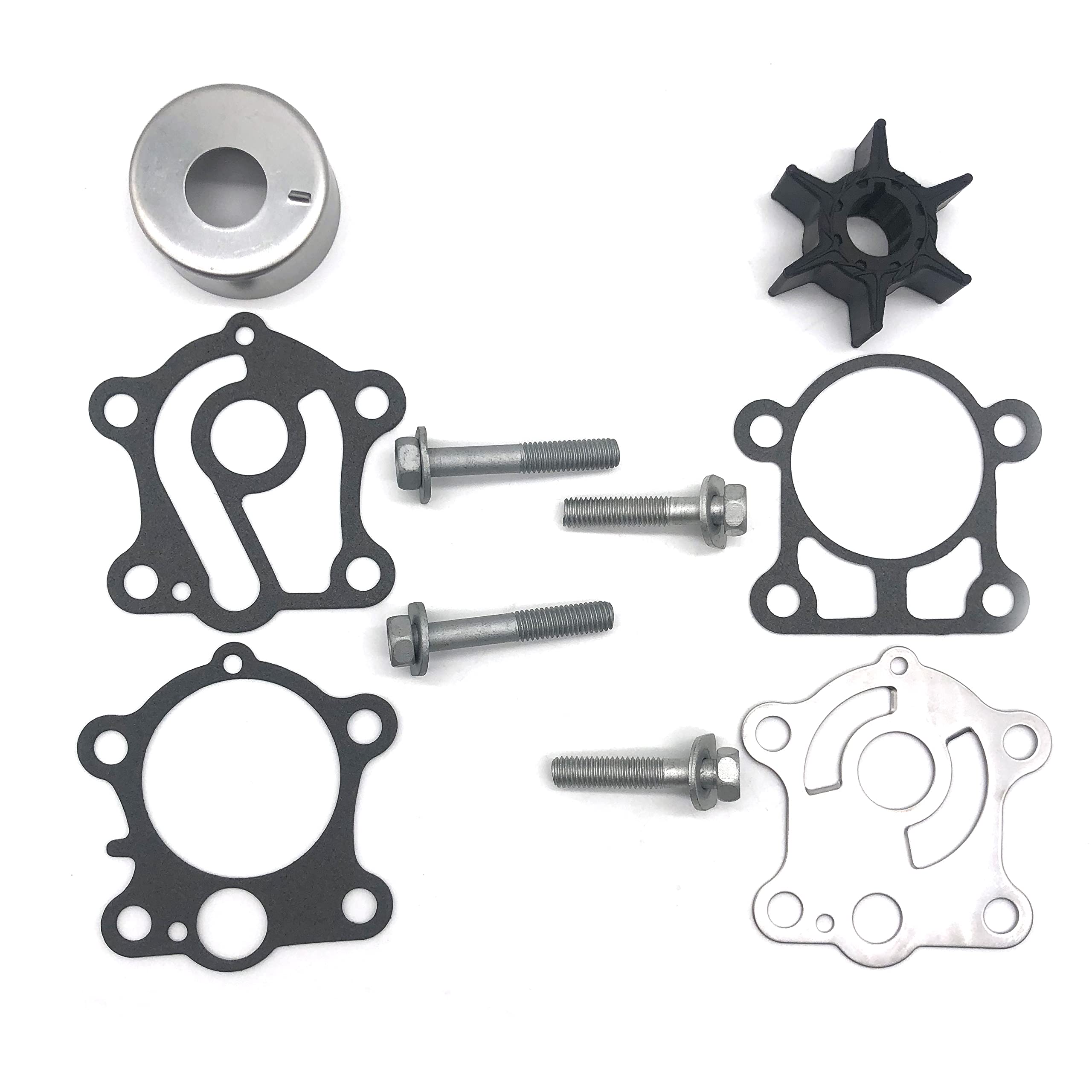 6J8-W0078-A2 Kit de réparation pour pompe à eau hors-bord Yamaha 6J8-W0078-A1/6J8-W0078-00/6J8-W0078-01 Sierra 18-3430 25HP 30HP