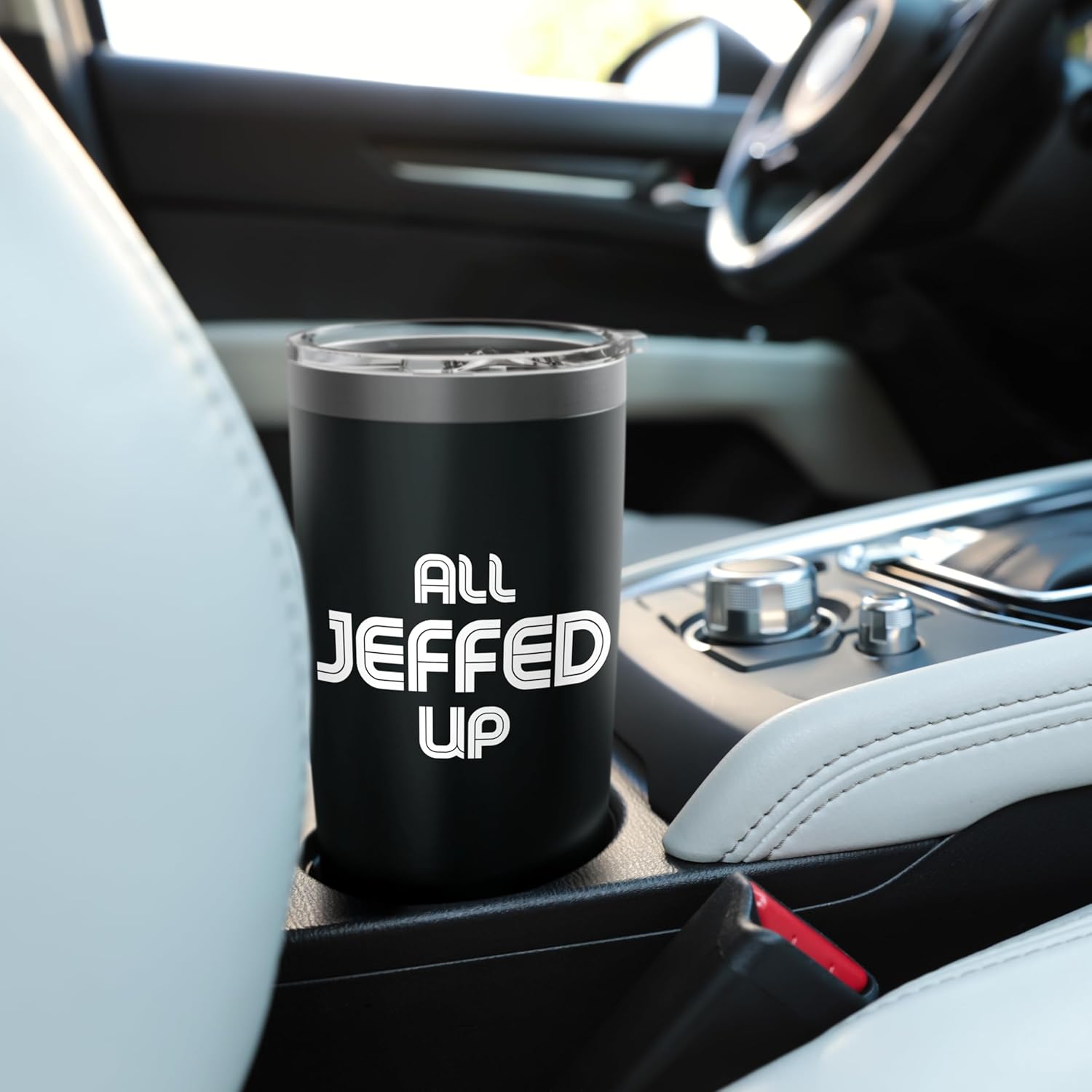 Funny Jeff Jeffrey Jeffery Stainless Steel Insulated Tumbler - Image 6