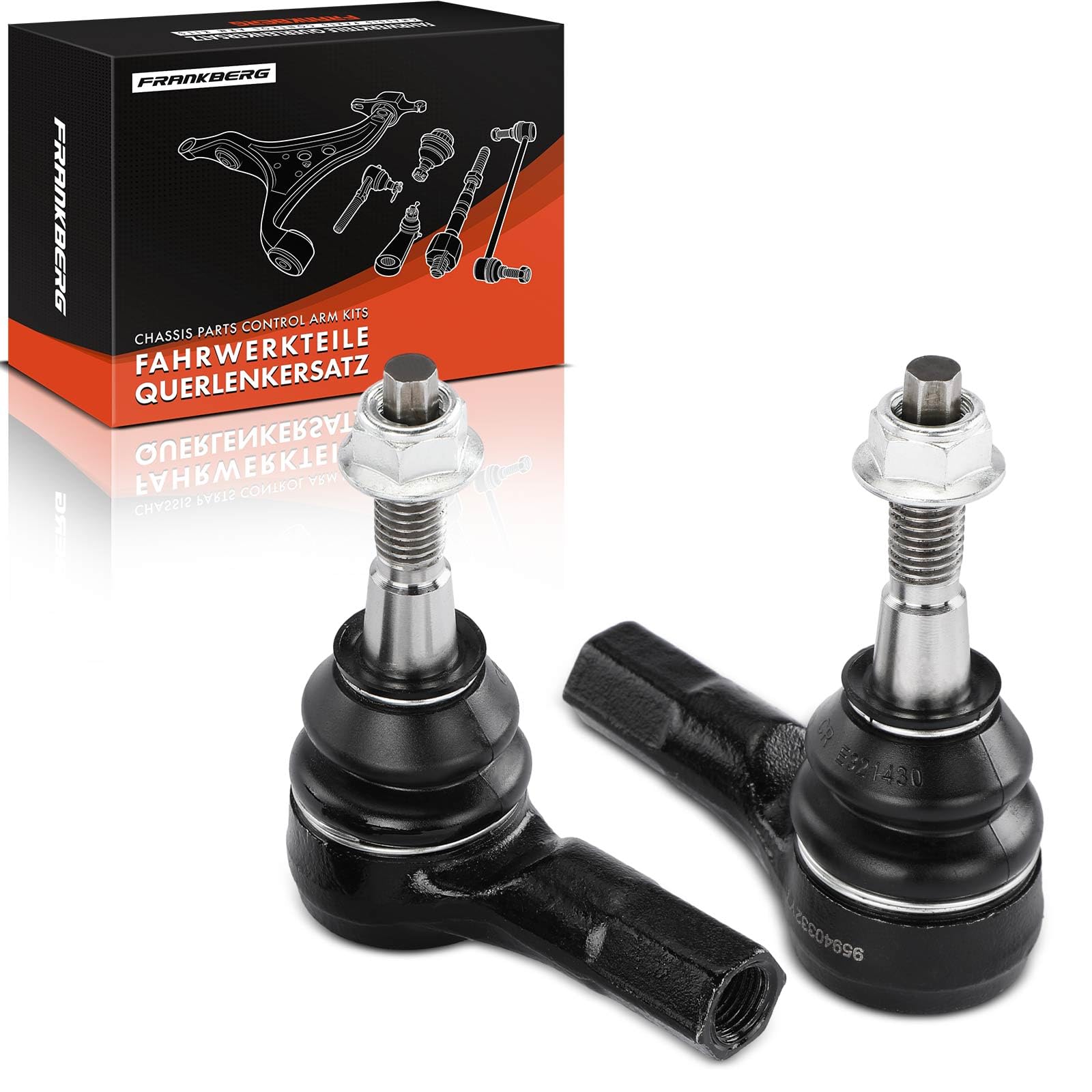 Frankberg 2x Rotules Direction Essieu Avant Gauche Droite Compatibles avec Captiva C100 C140 2.0L-3.2L 2006-2024 Antara L07 2.0L-3.2L 2006-2024 Remplacer# 95940332
