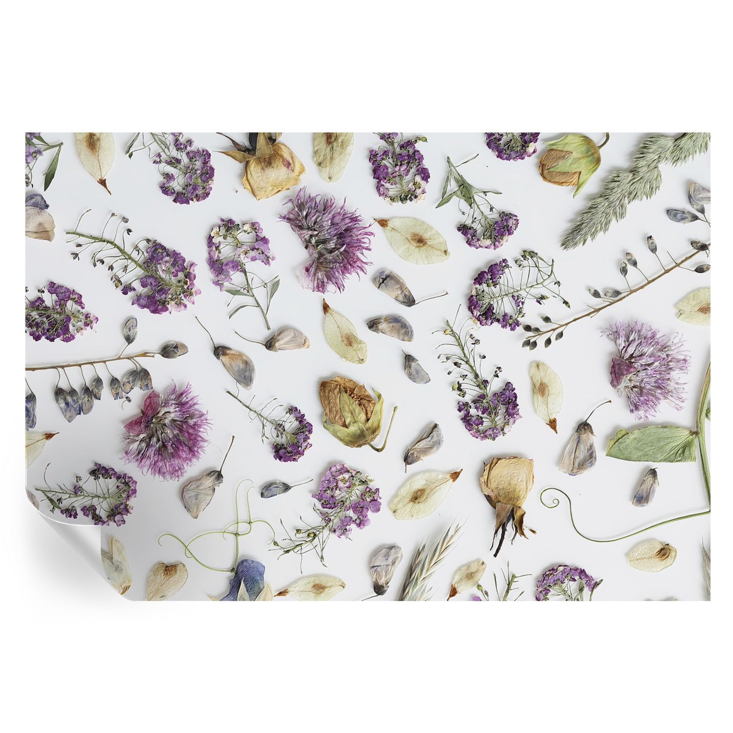 Vinilos para pared rápidos de colocar con estampados florales realistas