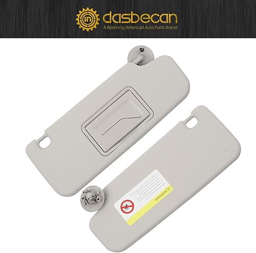 Miniatura 6 de Dasbecan Visera solar para el lado izquierdo del conductor y del pasajero derecho compatible con Chevy Sonic 2012-2020 Spark 2013-2016, reemplaza al