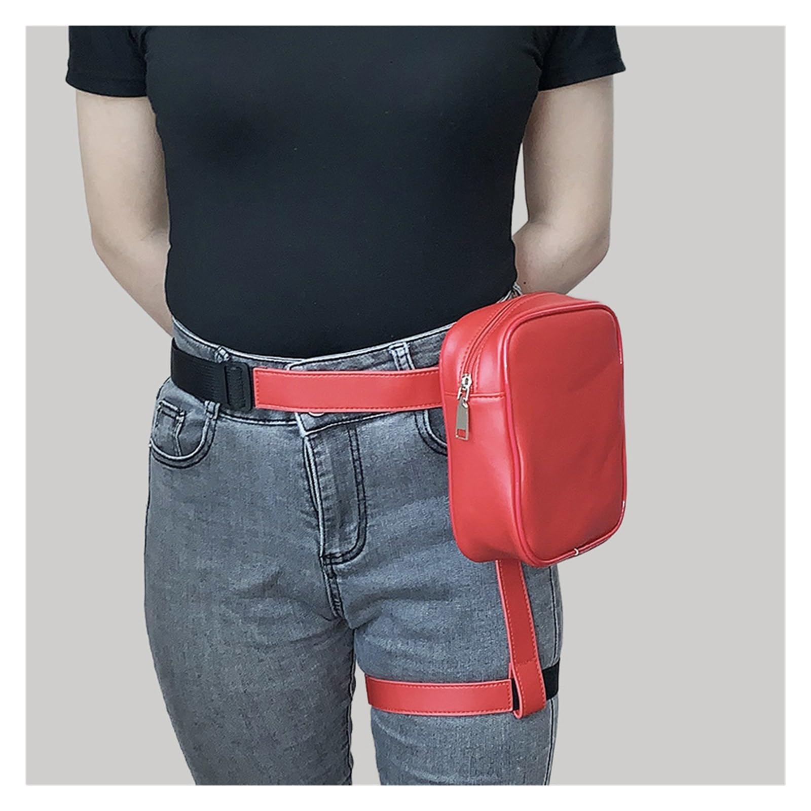 Riñonera para Pierna De Motocicleta, Bolsa De Hombro para Equipo Deportivo De Conducción, para Hombres Y Mujeres.(1)