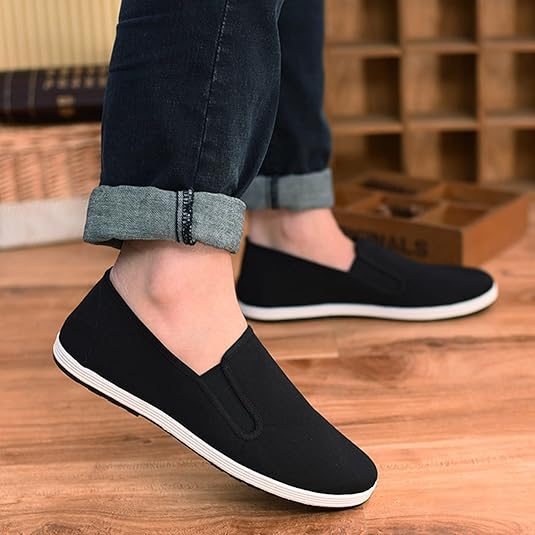 Aocase Chaussures Homme Extra Large En Cuir Suédé Mocassins