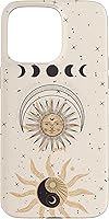 Vista 31 de Mystical Tarot Card Aesthetic Sun Moon Phases Yin Yang Space Case for iPhone 17