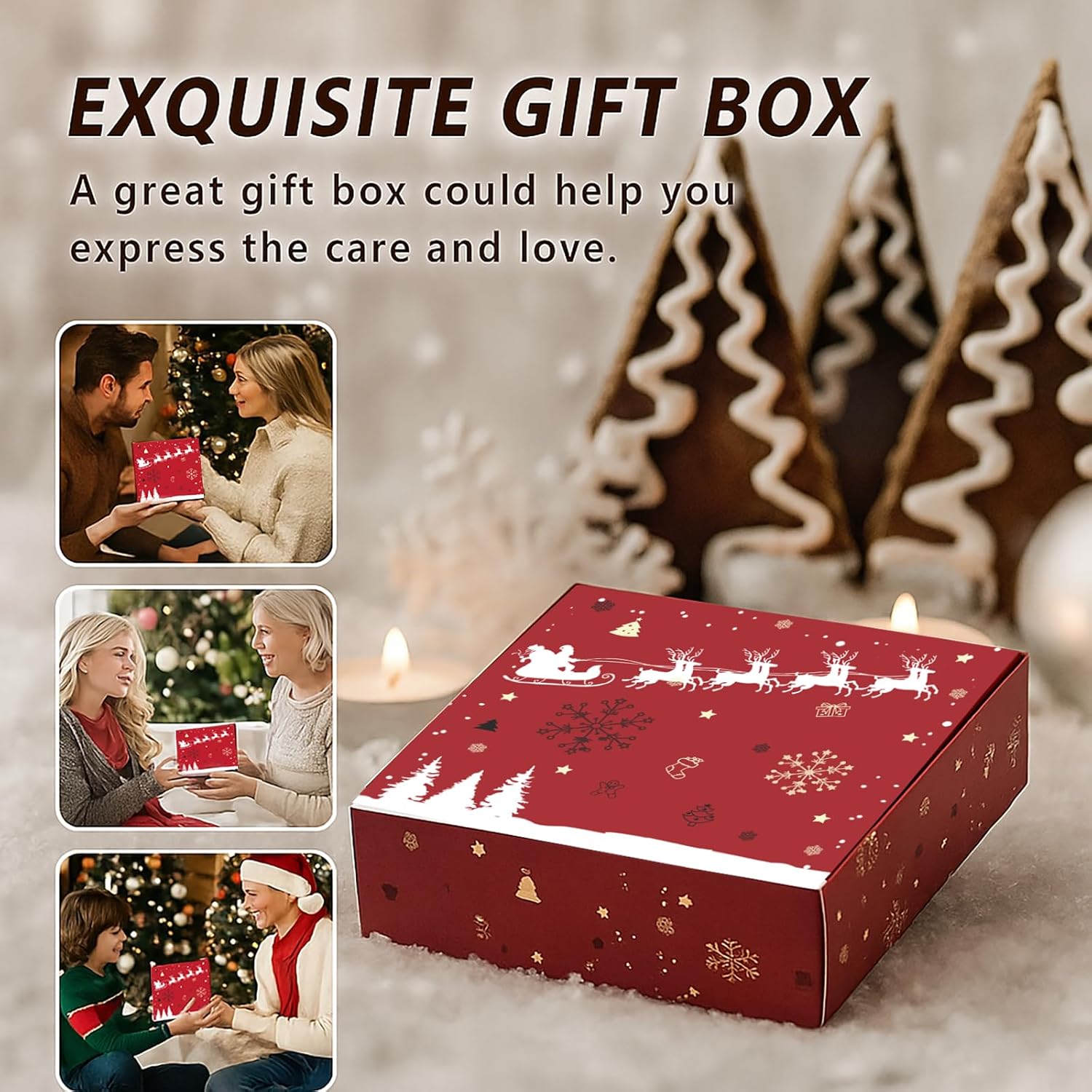 Vintage Classic Skull Cap 3D Embroidery Beanie Cuffed Winter Hat Knit Comes with Warm Gloves Fasion Gifts for Men Women Fans - Image 6