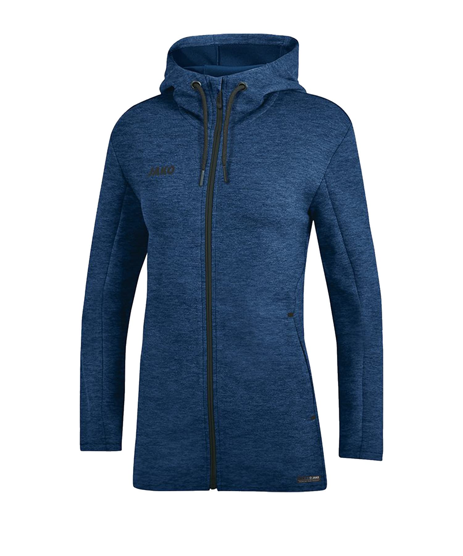 JAKO Men's Premium Basics Hooded Jacket, mens, Hooded jacket, 6829, Marine mottled, XXL