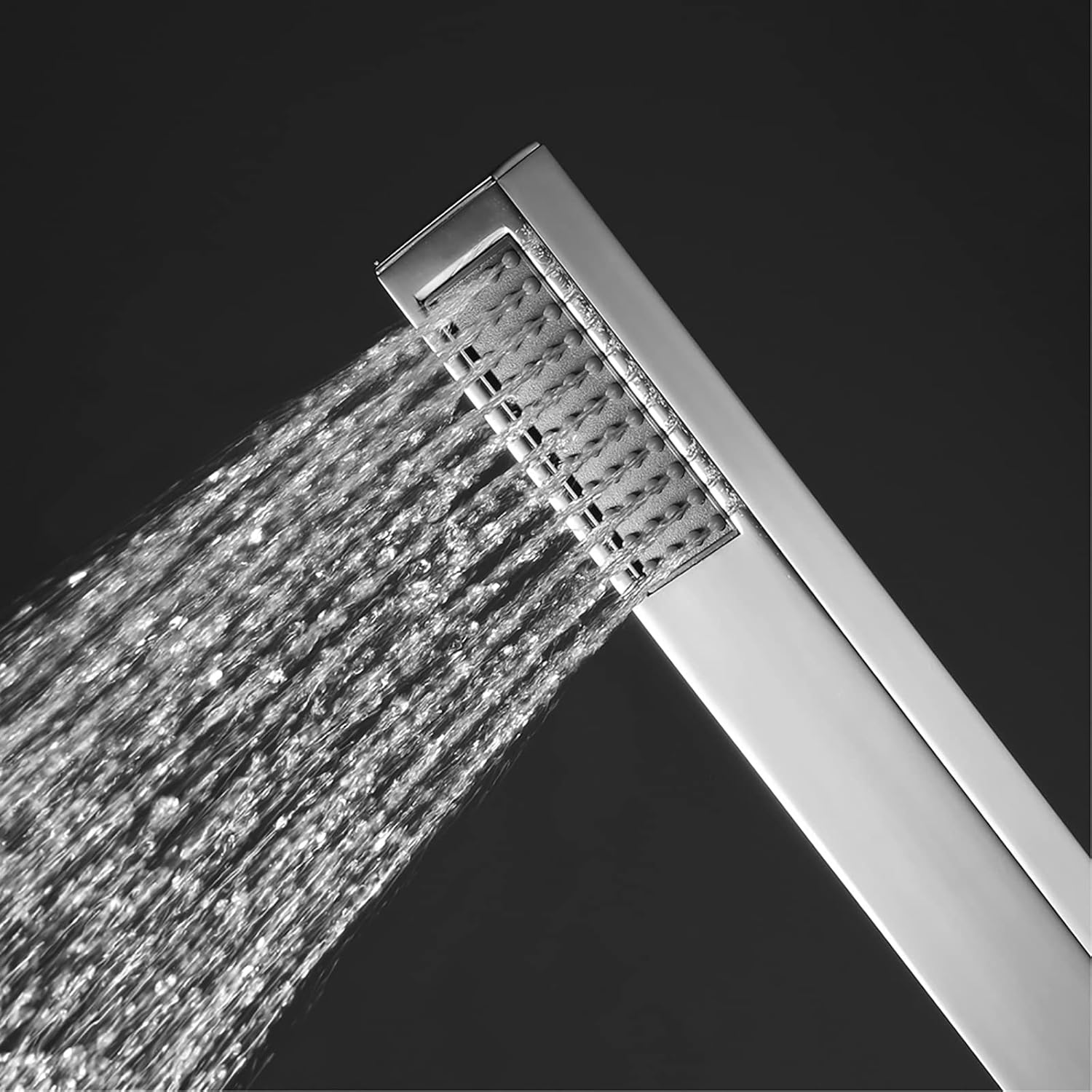 Shower Slide Bar with Handheld Shower, 304 Stainless Steel Slide Bar Wall Mounted Slide Bar Combo with 1.5M Shower Hose and Adjustable Holder,Chrome