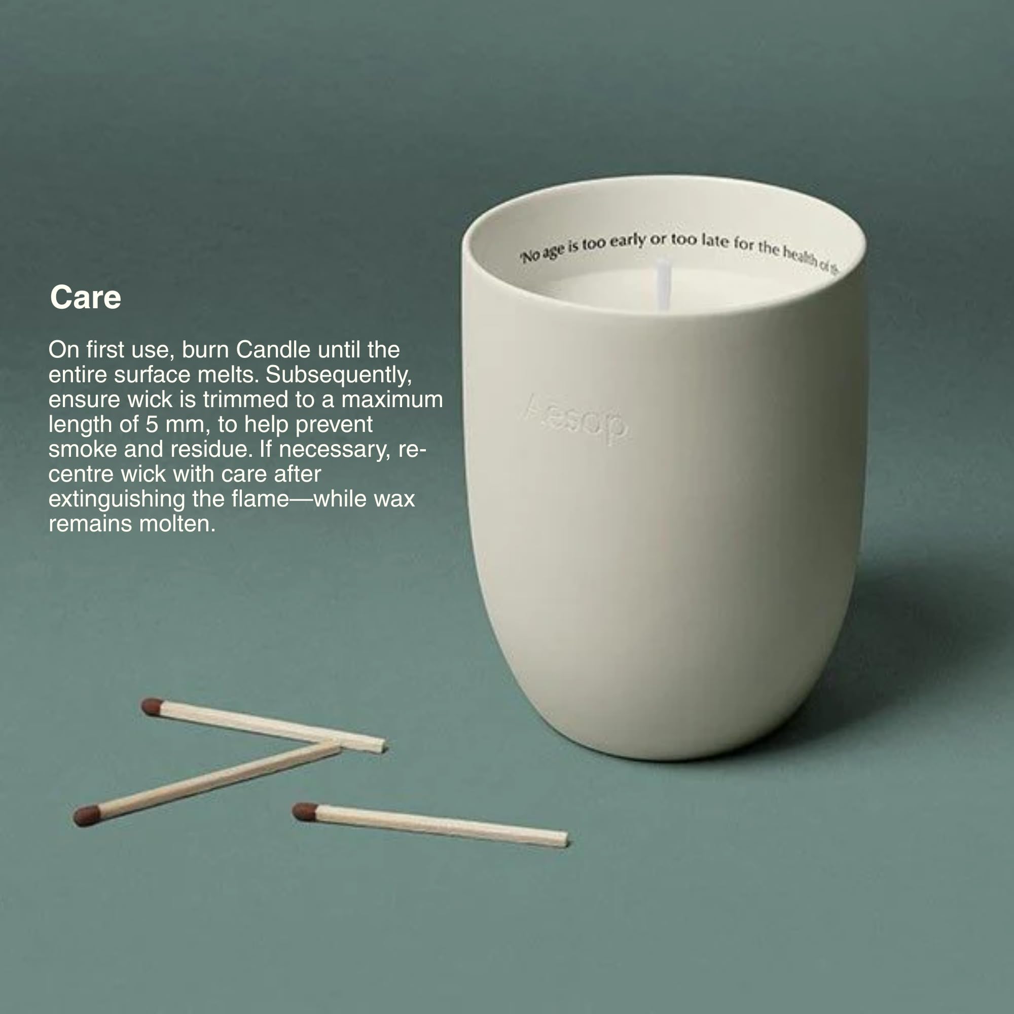 Amazon.com: Aesop Ptolemy Aromatique Candle | Resinous, Earthy