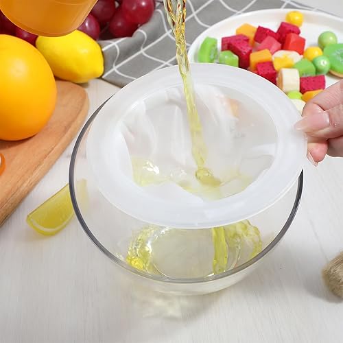 Miniatura 7 de Colador de malla fina de nailon 200, 3 coladores reutilizables, de malla fina, convenientes, colador de mallas sin mango para cocina, queso, leche,