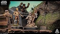 Vista 5 de Star Wars: Legion Logray & Wicket COMMANDER EXPANSION – Heroic Ewoks! Juego de miniaturas de mesa, juego de estrategia para niños y adultos, a