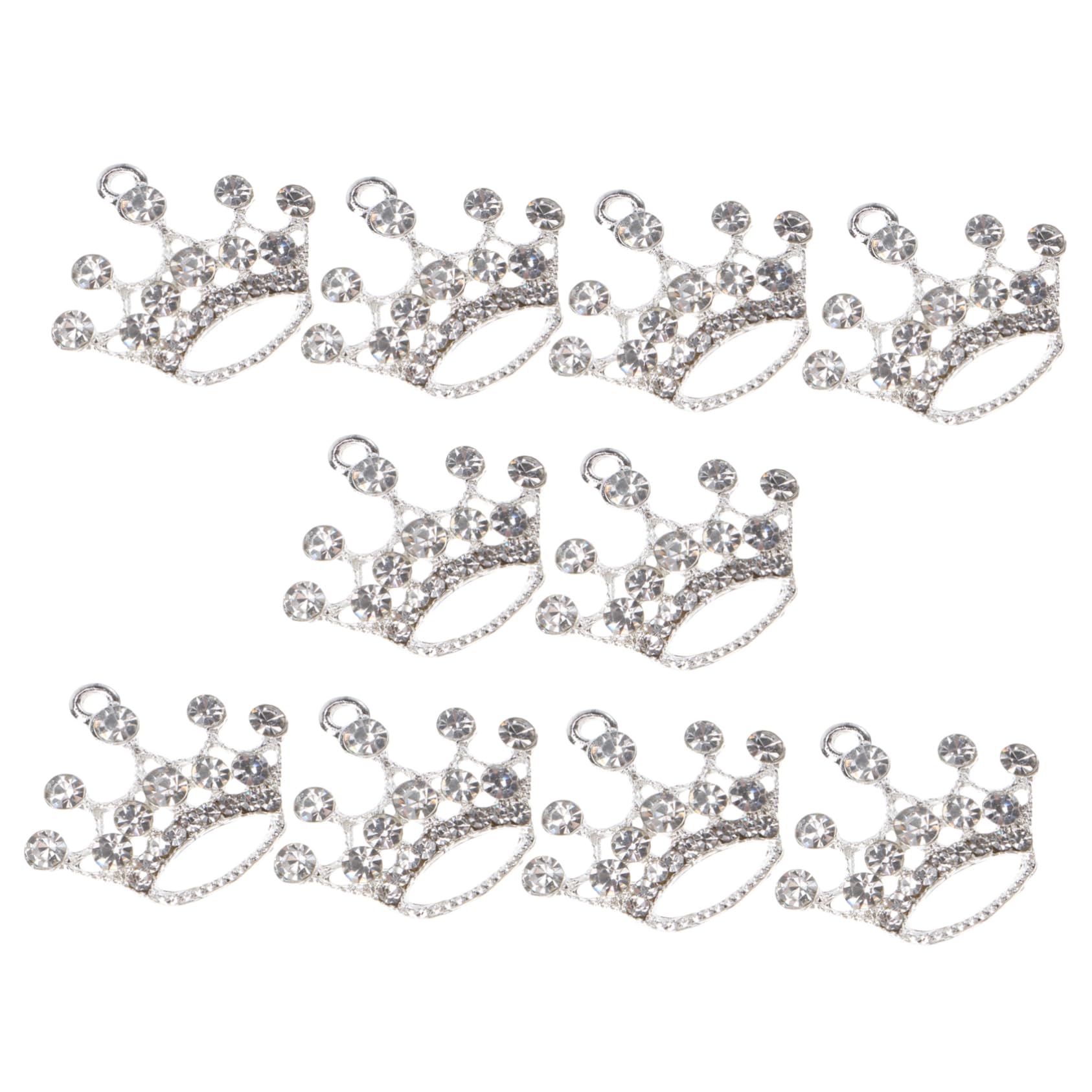 Veemoon 10Pcs Alloy Dog Crown Ornament Crafts for Party Decoration Charming Photo Prop for Pets Unique Keepsake Accessories for Weddings and Celebrations