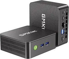 GMKtec Mini PC G3 Pro Barebone Intel Core i3-10110U (Beats 4300U/N150), mini computadores desktop 4K Dual HDMI/USB3.2/WiFi 6/BT5.2/2.5GbE LAN para escritório, negócios (sem RAM/SSD/OS)