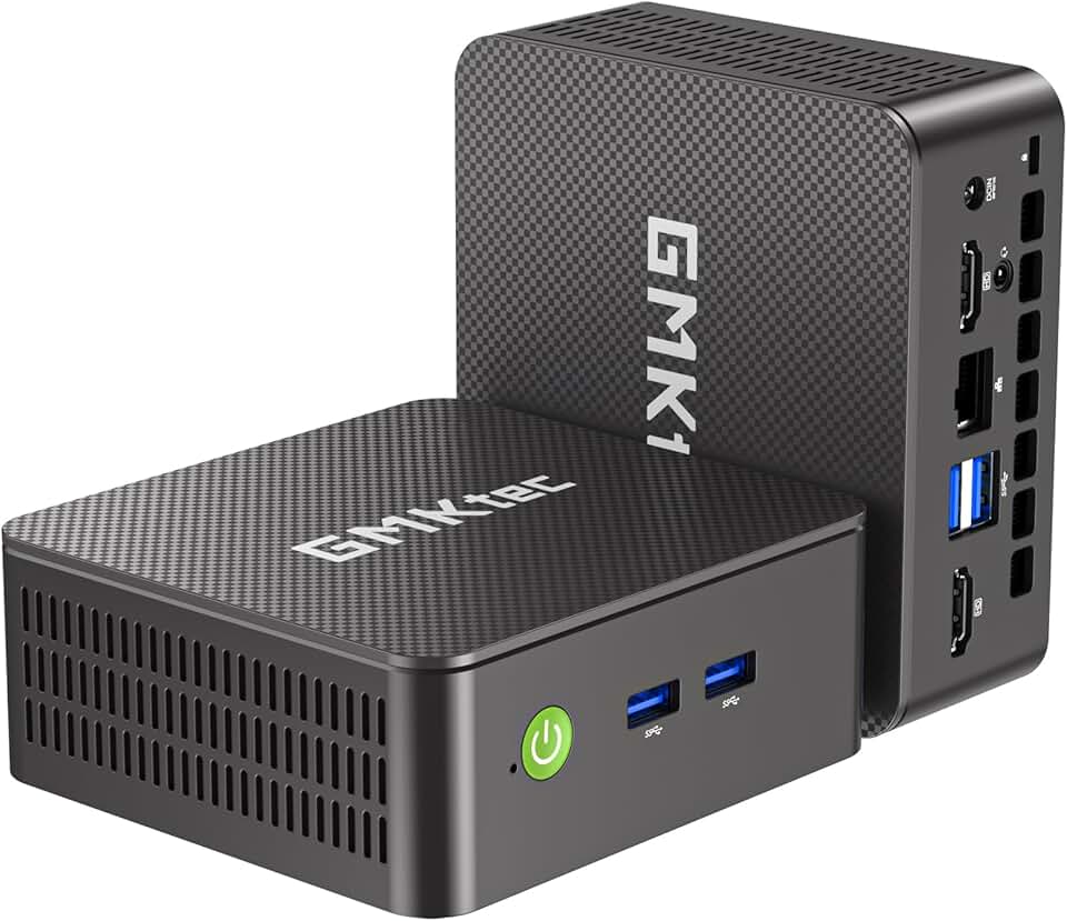 GMKtec Mini PC G3 Pro Barebone Intel Core i3-10110U (Beats 4300U/N150), mini computadores desktop 4K Dual HDMI/USB3.2/WiFi 6/BT5.2/2.5GbE LAN para escritório, negócios (sem RAM/SSD/OS)