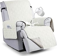 Vista 9 de VANSOFY Fundas 100% Impermeables para Silla Reclinable, Funda para Silla Reclinable Antideslizante para Perros, Protector de Muebles Lavable