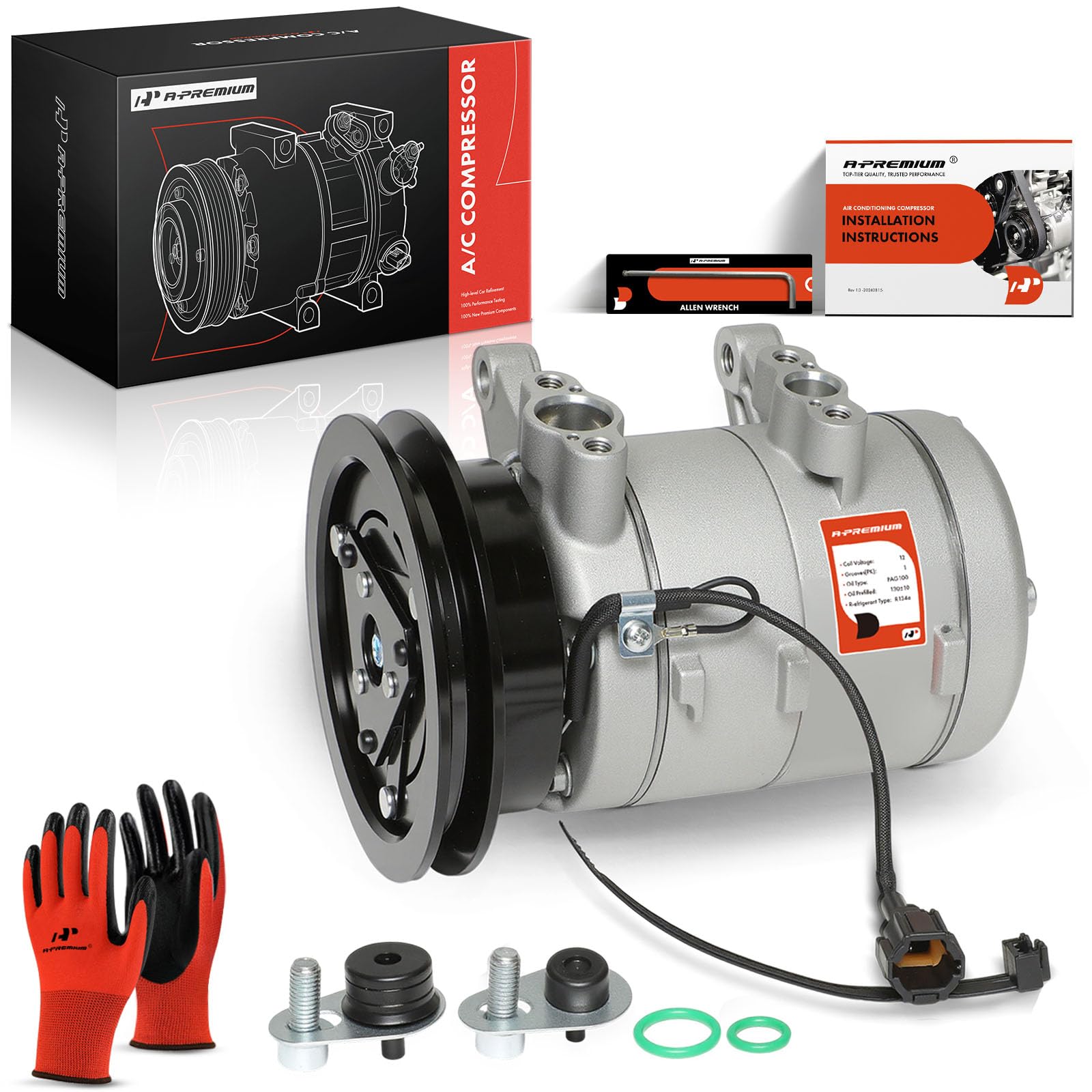 Amazon.com: A-Premium Air Conditioner AC Compressor with Clutch