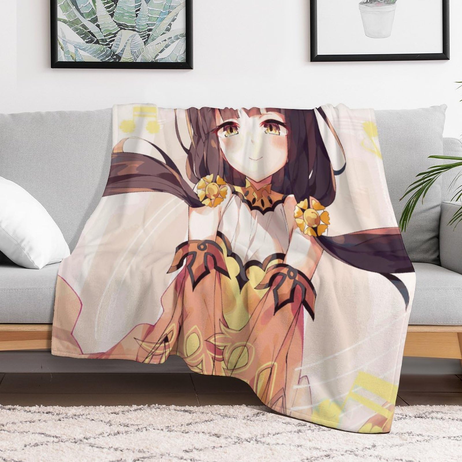 Amazon｜毛布 フラワーナイトガール ヘレニウム アニメ毛布
