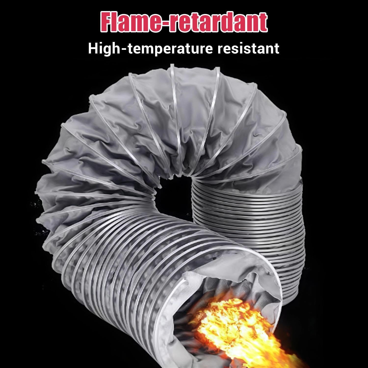 100mm Tubo De Ventilación Conducto D'aire Flexible Para Campana Extractora